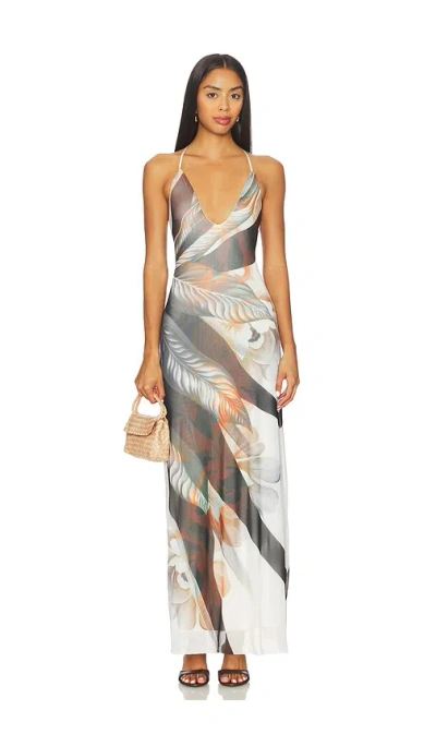 Afrm Romy Dress In Multi