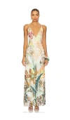 Afrm Romy Dress In Neutral