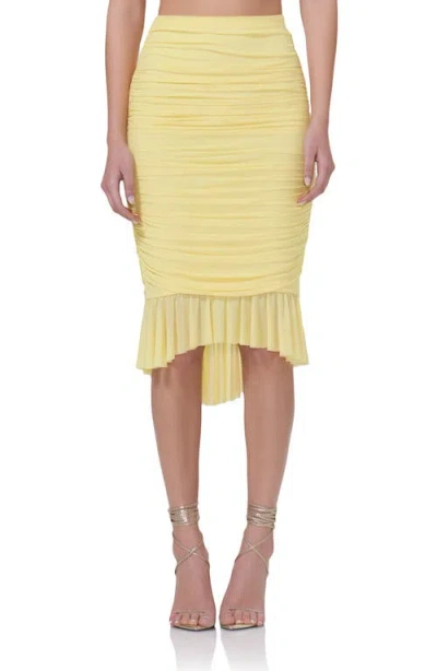 Afrm Tegan Skirt In Buttercup