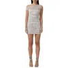 Afrm Rowena One-shoulder Lace Minidress In Lace Plaid