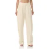 Afrm Ryan Cotton Wide Leg Sweatpants In White