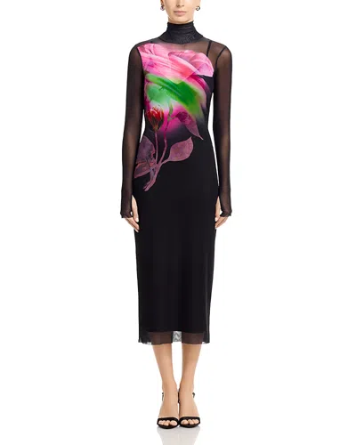 Afrm Shailene Dress In Black