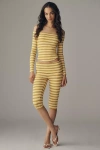 Afrm Silvia Capri Pants In Multi