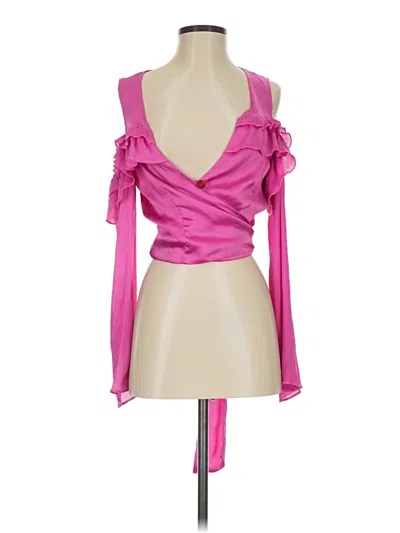 Pre-owned Afrm Sleeveless Blouse In Pink