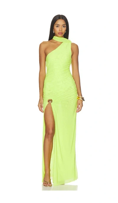 Afrm Swezey Maxi Dress In Green