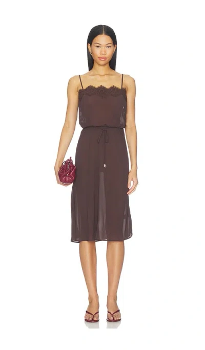 Afrm Tabitha Dress In Purple