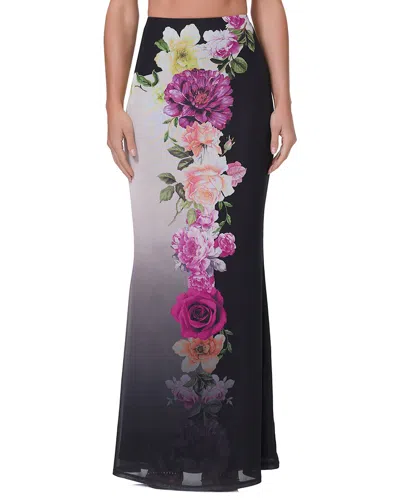 Afrm Tegan Mermaid Maxi Skirt In Multi