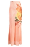 Afrm Plus Tegan Power Mesh Maxi Skirt