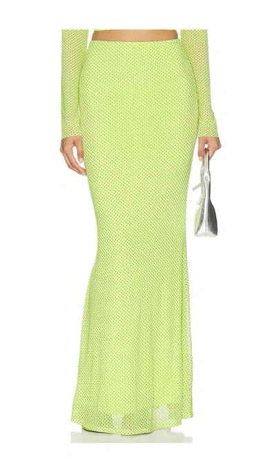 Afrm Tegan Skirt In Green