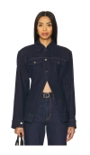 Afrm The Peplum Denim Jacket