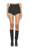 Afrm The Tailored Hot Short In Black