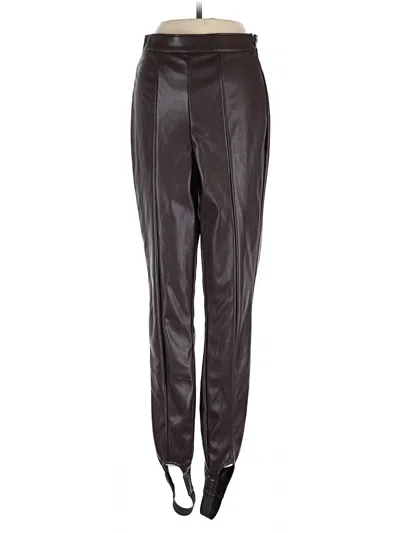 Pre-owned Afrm Track Pants In Brown