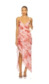 Afrm Vienna Dress In Pink
