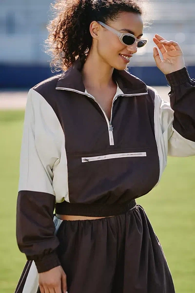 Afrm Virgo Quarter-zip Pullover In Multi