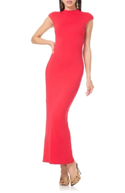 Afrm Wilton Maxi Dress In Red