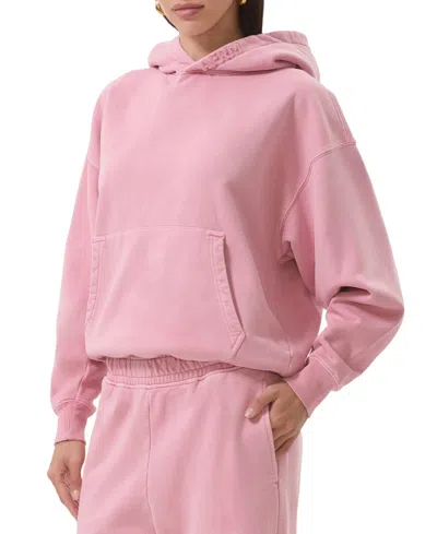 Afrm Women's Blake Long-sleeve Pull-on Hoodie In Clay Pink