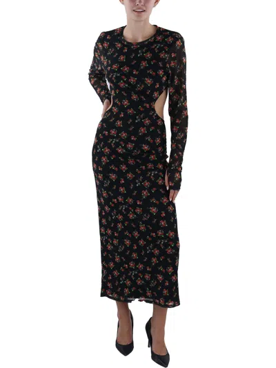 Afrm Womens Full Length Cut-out Maxi Dress In Multi