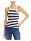 AFRM WOMENS STRIPED RIBBED HALTER TOP