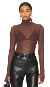 Afrm X Revolve Milo Bodysuit In Cappuccino