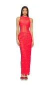 Afrm X Revolve Peyton Dress In Risky Micro Dot