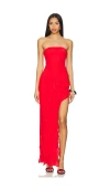 Afrm X Revolve Siobhan Dress In Risky Red