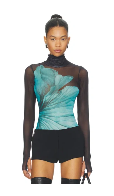 Afrm Zadie Power Mesh Top In Multi