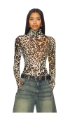 Afrm Zadie Tee In Fall Animal