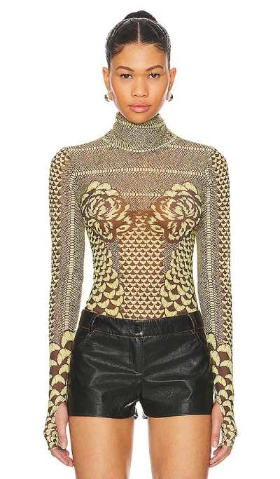 Afrm Zadie Top In Butter Petals