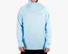 Aftco Adapt Phase Change Performance Hoodie In Airy Blue Heather In Blue