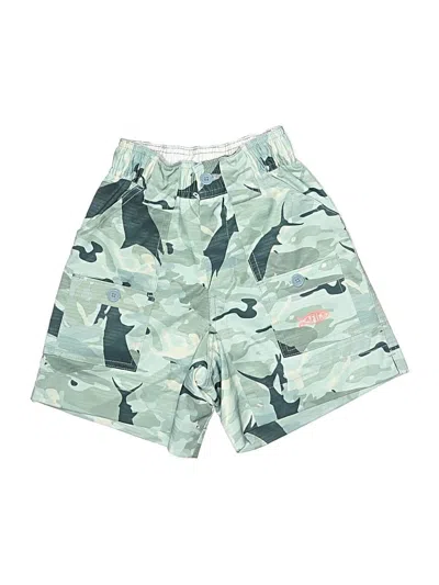 Pre-owned Aftco Kids' Board Shorts In Green