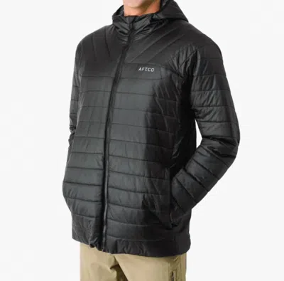 Aftco Drift Puffer Jacket In Black