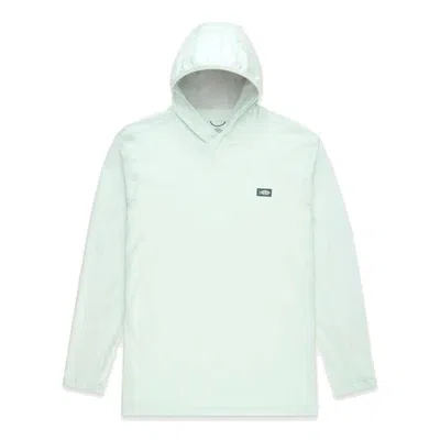 Aftco Men's  Air-o Mesh Long Sleeve Hooded T-shirt In Gray