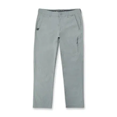 Aftco Men's  All Day Chino Fishing Pants In Gray
