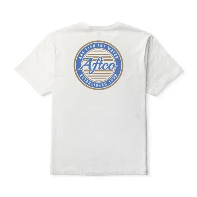 Aftco Men's  Goat T-shirt In White