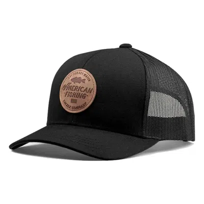 Aftco Men's  Lemonade Leather Adjustable Hat In Black