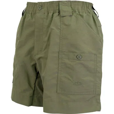 Aftco Men's Cargo Shorts In Safari In Green