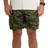 Aftco Men's Deckhand Camo Short In Green Og Camo In Green