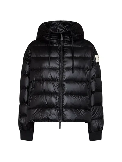 After Label Blaine Hooded Padded Coat In Black