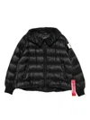 After Label Blaine Hooded Quilted Jacket In Black
