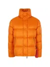After Label Chamonix Logo-patch Down Jacket In Orange