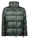 After Label Chamonix Puffer Jacket In Green
