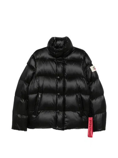 After Label Chamonix Quilted Puffer Jacket In Black