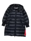 After Label Hooded Padded Jacket In Blue