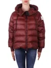 After Label Down Jacket In Marrone Marroni