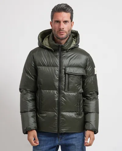After Label Coats In Green