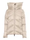 After Label Down Jacket In Beige