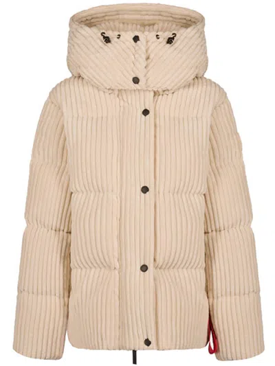 After Label Down Jacket In Brown