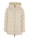 After Label Padded Single-breasted Coat In Brown