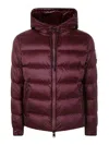 After Label Down Jacket With Hood Clothing In Red