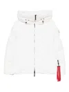After Label Helsinki Hooded Padded Jacket In White